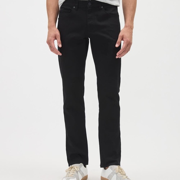 RW&CO Slim-Leg Super Stretch Pant - Black size 33x32 - Picture 4 of 14